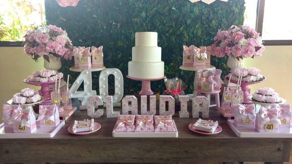 Caixa Lembrancinha Festa 40 Anos 10 Unidades