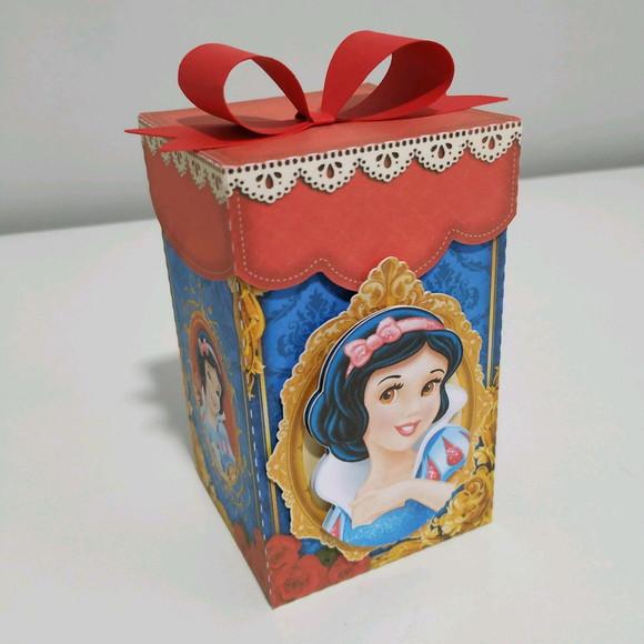 Caixa Presente Branca de Neve 8 Unidades