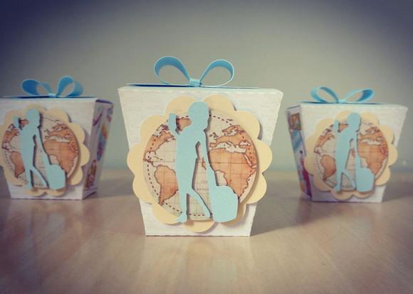 Caixa Sushi Tema Viagem Contém 10 Unidades