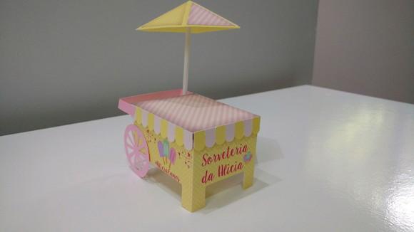 Carrinho de Sorvete 8 Unidades