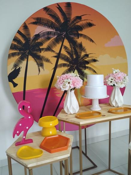 Decoração Adulta Festa Tropical 20 Anos