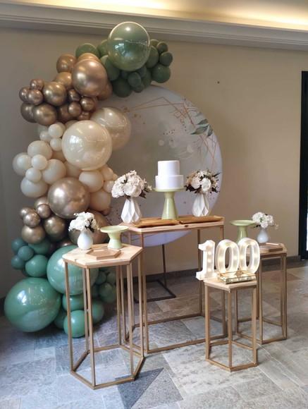 Decoração Adulto Verde com Balões