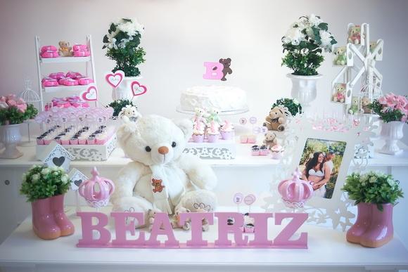 DECORAÇÃO CHÁ DE BEBÊ TEMA URSINHO