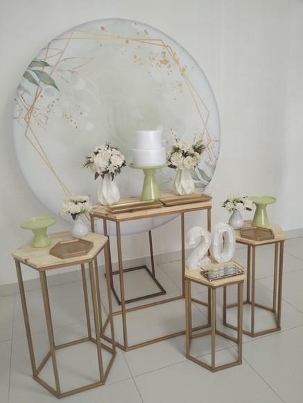 Decoração de Festa Adulto 20 Anos Verde