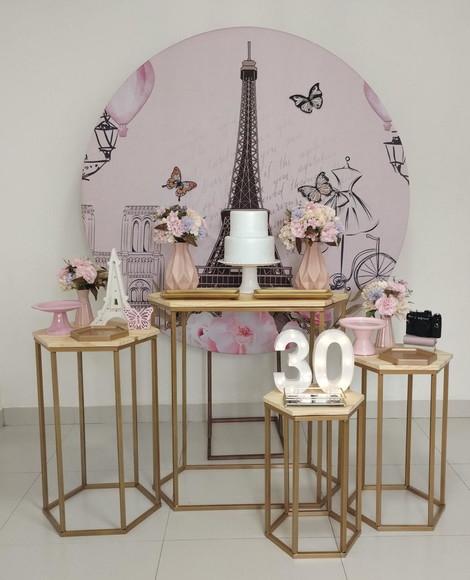 Decoração Festa Paris 30 Anos