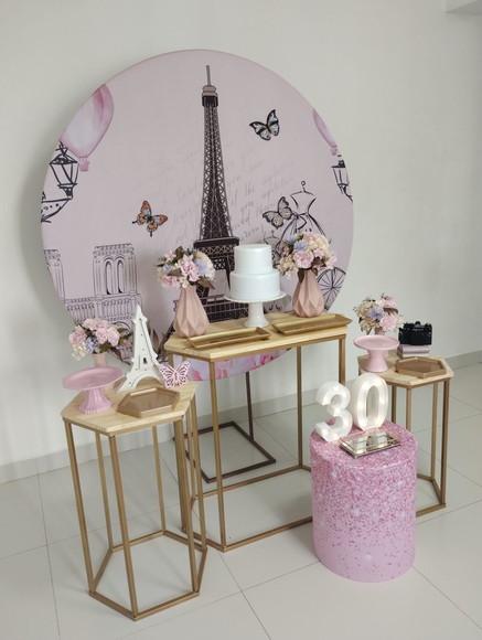 Decoração Festa Paris 30 Anos
