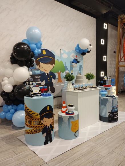Decoração Festa Polícia