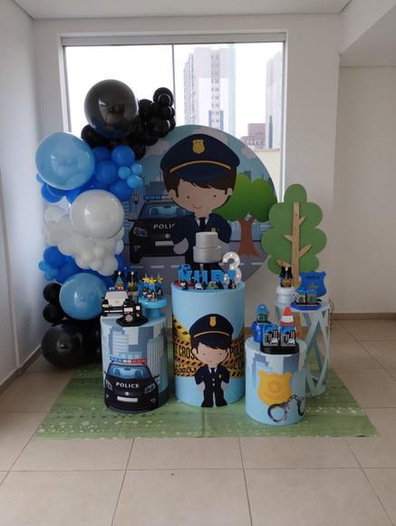 Decoração Festa Polícia
