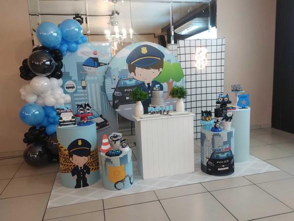 Decoração Festa Polícial