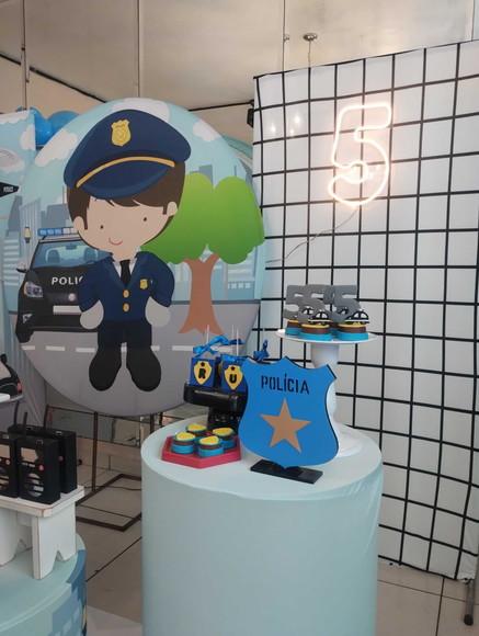 Decoração Festa Polícial
