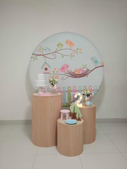 Decoração Jardim dos Passarinhos