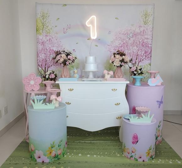 Decoração Jardim Encantado dos Passarinhos