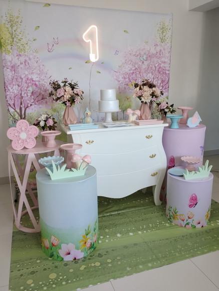 Decoração Jardim Encantado dos Passarinhos