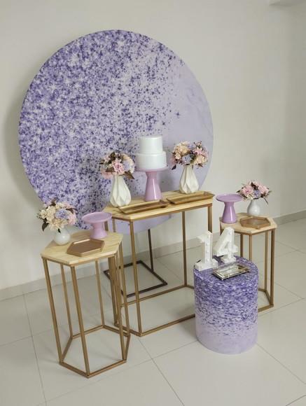 Decoração Lilás 14 Anos