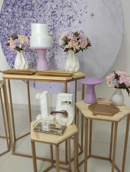 Decoração Lilás 15 Anos