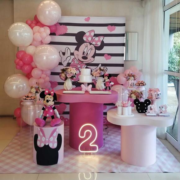 Decoração Minnie Rosa