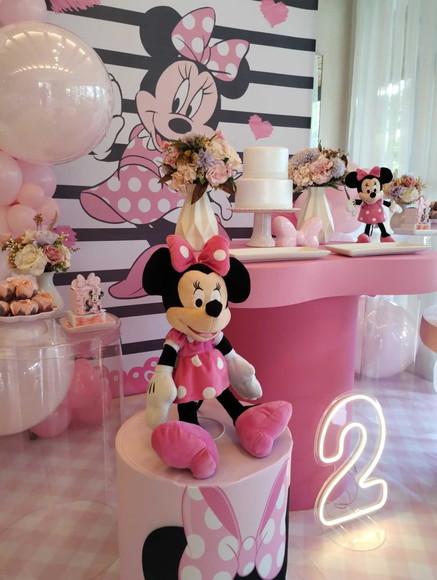 Decoração Minnie Rosa