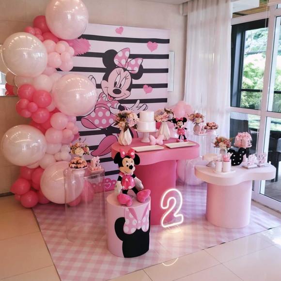 Decoração Minnie Rosa