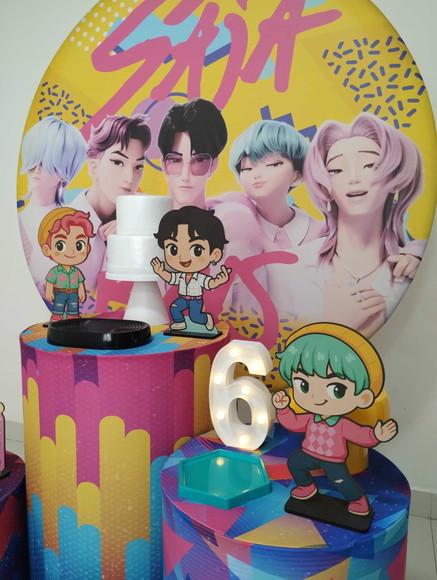 Decoração Saia Boys