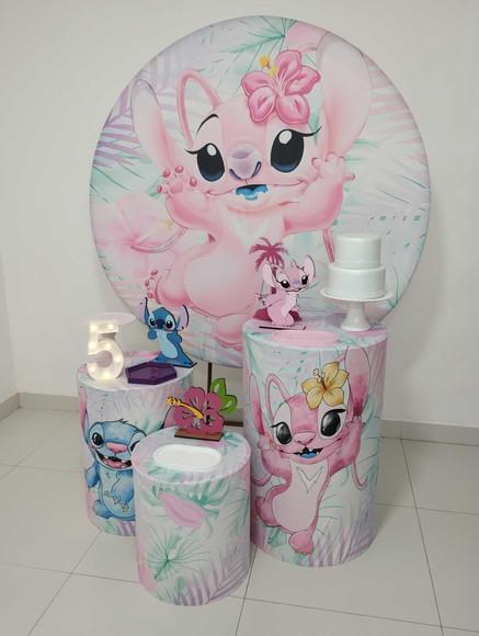 Decoração Stitch e Angel