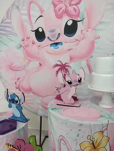 Decoração Stitch e Angel