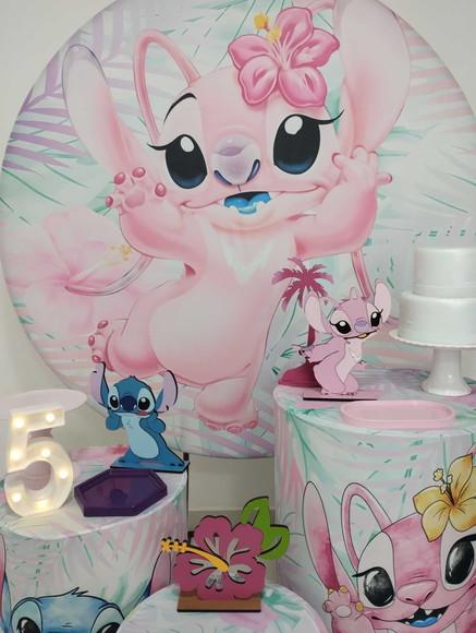 Decoração Stitch e Angel