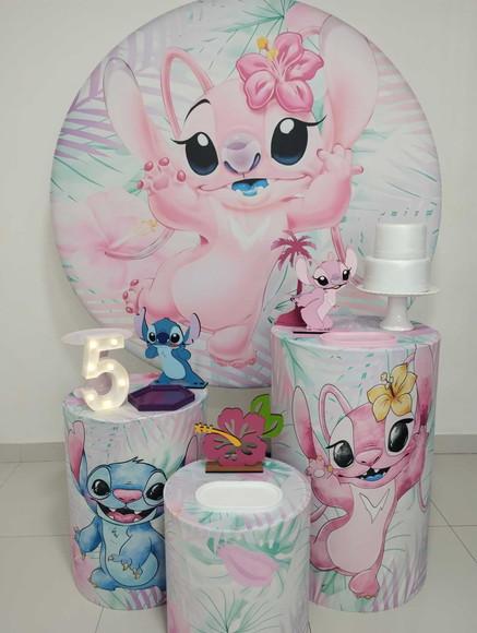 Decoração Stitch e Angel