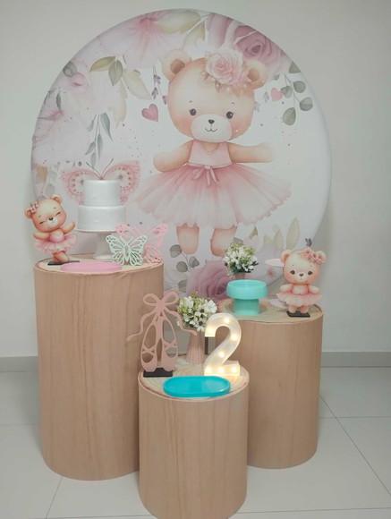 Decoração Ursinha Bailarina