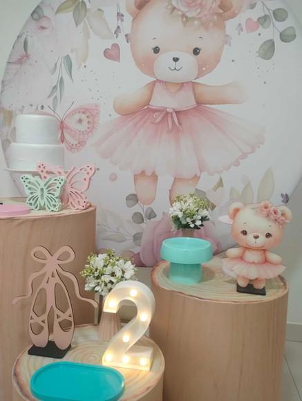 Decoração Ursinha Bailarina