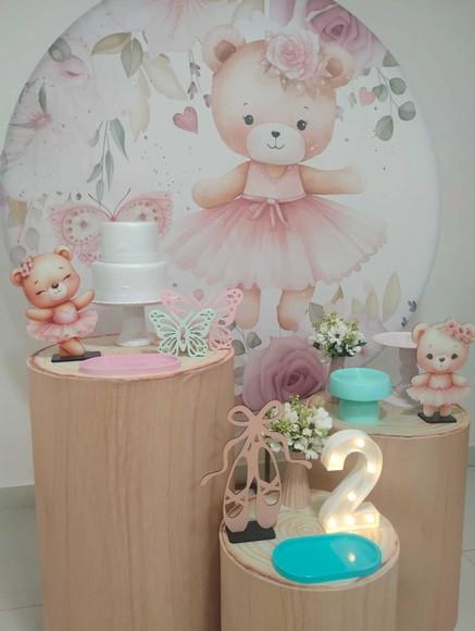Decoração Ursinha Bailarina
