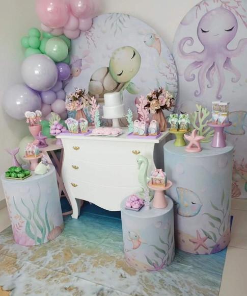 Festa Fundo do Mar com Decoração de Balões