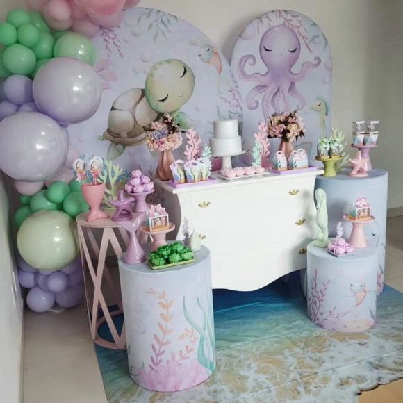 Festa Fundo do Mar com Decoração de Balões