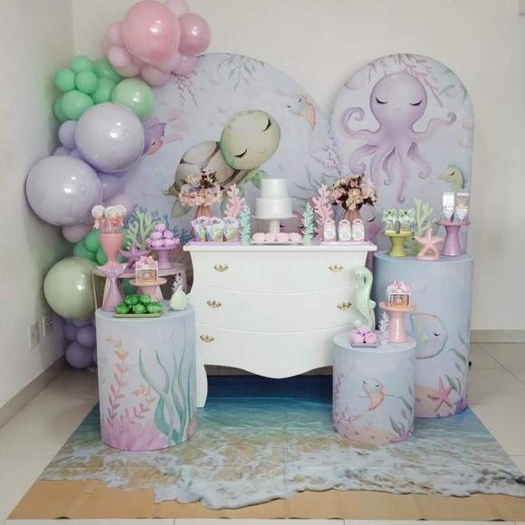 Festa Fundo do Mar com Decoração de Balões