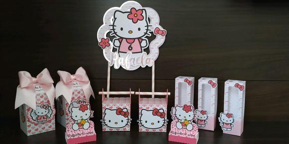 Kit Festa Hello Kitty - 39 Ítens