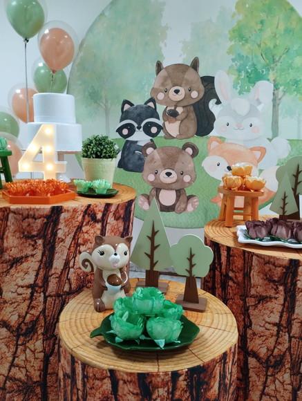 Locação de Decoração Festa Bosque Encantado
