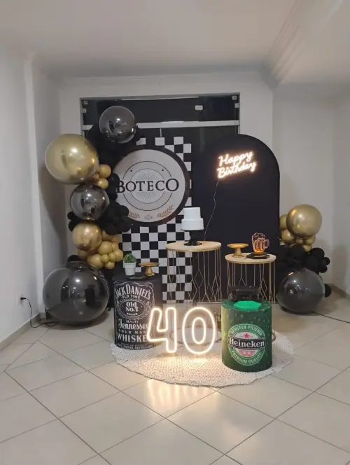 ALUGUEL DE DECORAÇÃO  FESTA BOTECO