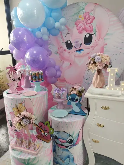 Aluguel de Decoração Angel e Stitch