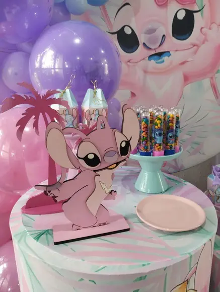 Aluguel de Decoração Angel e Stitch