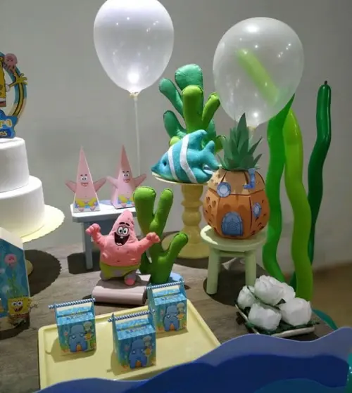 Aluguel de Decoração Bob Esponja