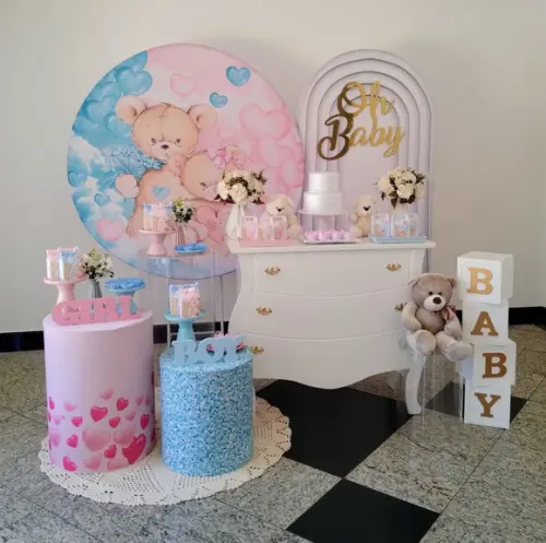 Aluguel de Decoração Chá Revelação