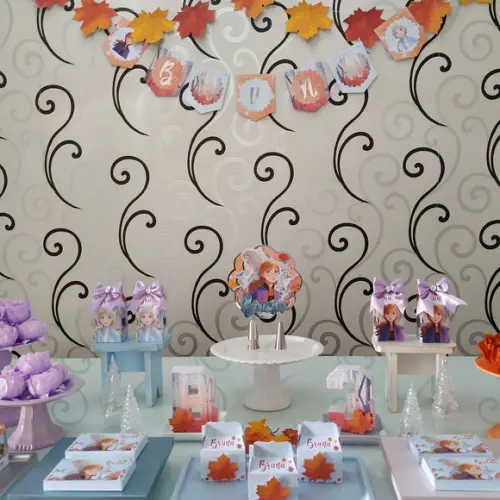 Bandeirolas Festa Frozen 2