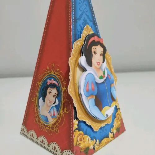 Caixa Cone Branca de Neve Contém 8 Unidades