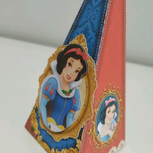 Caixa Cone Branca de Neve Contém 8 Unidades
