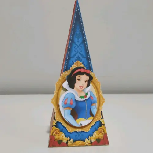 Caixa Cone Branca de Neve Contém 8 Unidades
