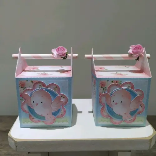 Caixa Cubo Canudo Jardim dos Passarinhos 10 Unidades