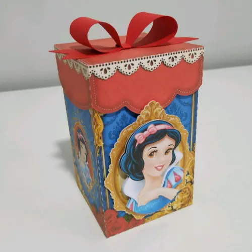 Caixa Presente Branca de Neve 8 Unidades