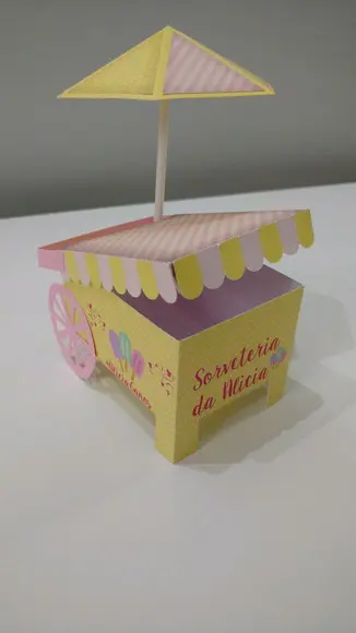 Carrinho de Sorvete 8 Unidades