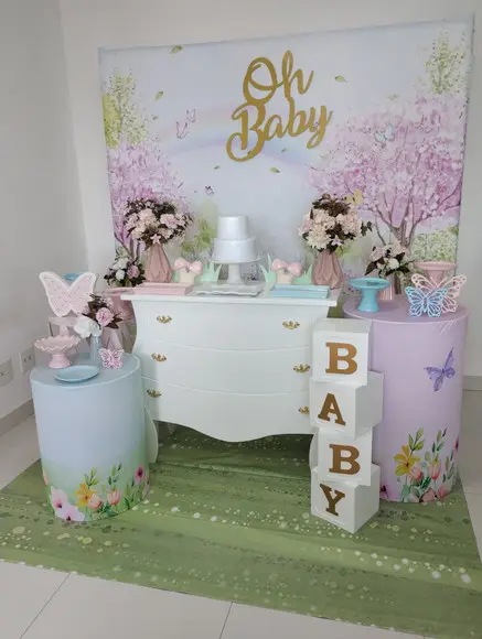 Chá de Bebe Jardim das Borboletas