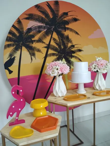 Decoração Adulta Festa Tropical 30 Anos