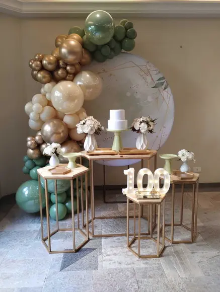 Decoração Adulto Verde com Balões